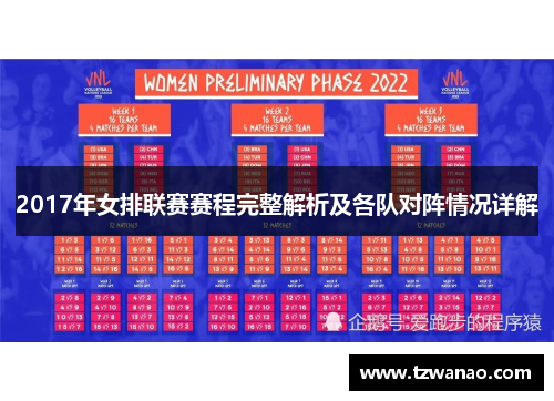 2017年女排联赛赛程完整解析及各队对阵情况详解